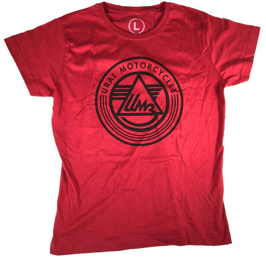 T-SHIRT LADIES LOGO RED