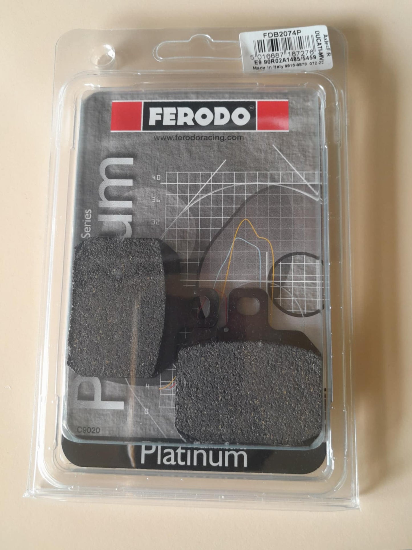 BRAKE PAD SET SIDECAR, REAR FROM 2022