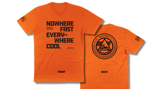 T-SHIRT "NOWHERE FAST EVERYWHERE COOL"