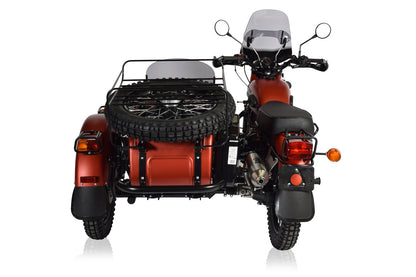 SIDECAR BUMPER REAR - FLAT BLACK WITH PLASTIC END CAPS